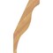 Ekena Millwork 5 1/2"W x 12"D x 24"H Funston Smooth Knee Brace, Western Red Cedar BRC06X12X24FST00SWR - alternate 3